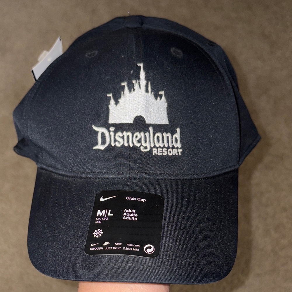 Disney Black Baseball Cap with White Castle Logo